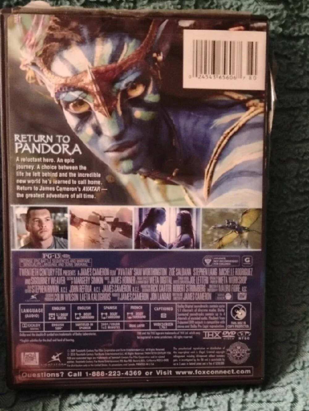 Avatar (Blue) - James Cameron's Avatar Movie Case